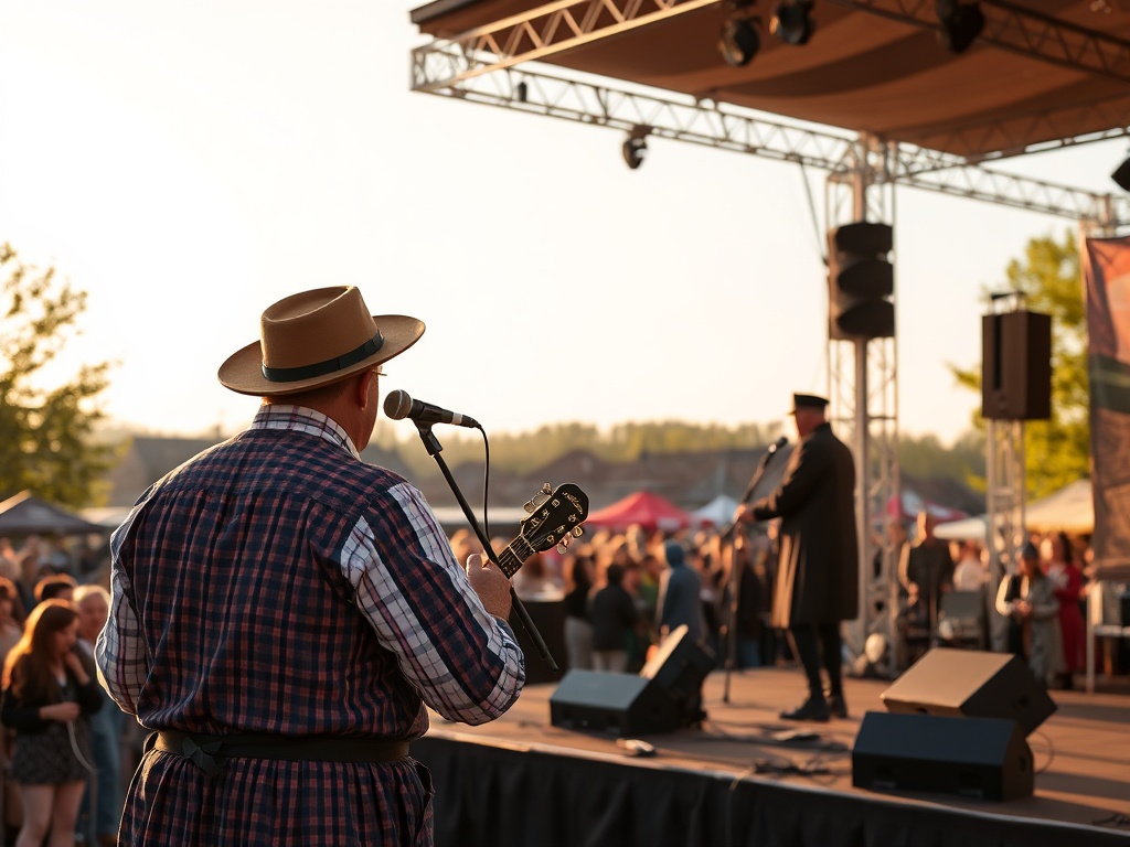 Rynek w Golub-Dobrzyniu w słoneczny poranek, miasto przygotowuje się do Prima Aprilis z tradycyjnymi żartami
